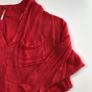 Free People Pink Blouse